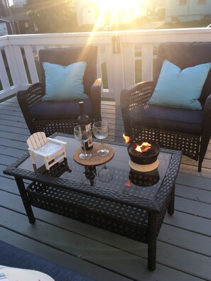 Terrace/patio - The Frankfort Surf Cottage (Frankfort)