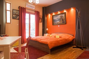 Estúdio | Quartos à prova de som, ferros/tábuas de passar roupa, Wi-Fi de cortesia