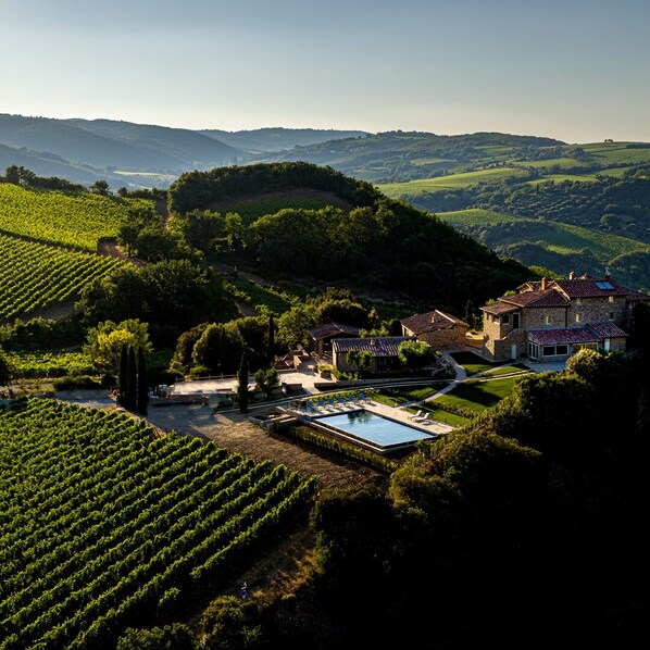 Aerial view - Mastrojanni Relais (Montalcino)