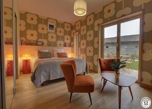 Habitación doble (Ambre) | Decoración personalizada, muebles diferentes y insonorización
