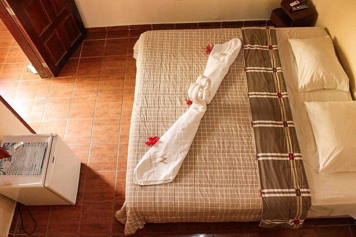 Wifi gratis y ropa de cama 