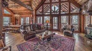TV, fireplace, stereo