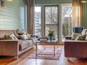 Fernseher, Kamin, DVD-Player
