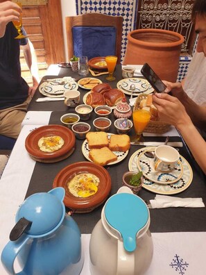 Free daily local cuisine breakfast