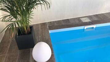 Indoor pool, a heated pool