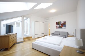 Apartamento superluxo | Roupas de cama antialérgicas, individualmente decorados