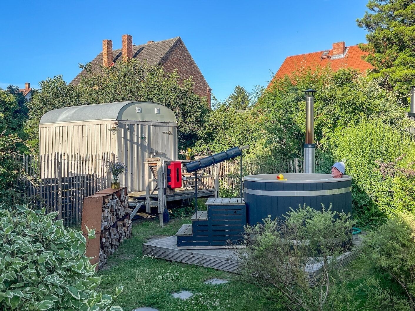 Bain à remous extérieur
