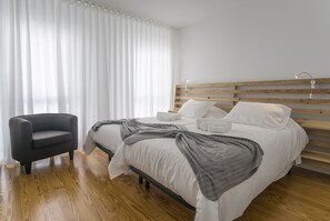 1 室のベッドルーム、WiFi、ベッドシーツ