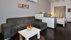 Chalet, tuin | Woonkamer