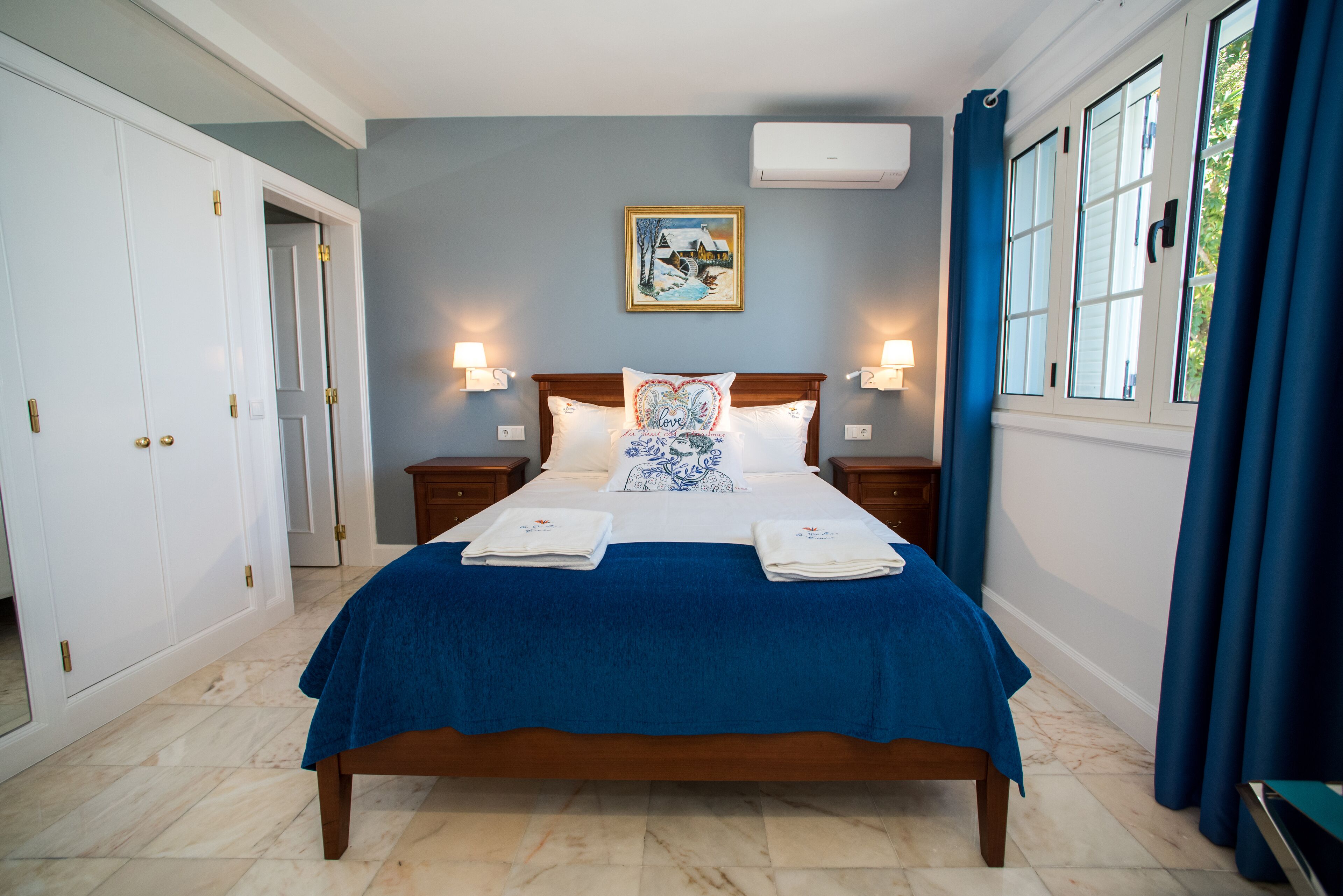 1 bedroom, internet, bed sheets