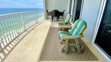 Leilighet, 2 soverom, balkong, ved strandkanten (P103) | Utsikt fra balkong