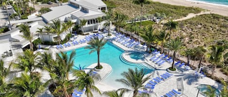 Una piscina climatizada