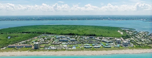 Beach nearby - OV 625 Pond/Bridge View Condo-Paradise Vacation Rental in Ocean Village (Fort Pierce)