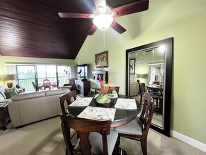 Dining - BT 3844 Ocean and Pond View Condo-Paradise Vacation Rental in Ocean Village (Fort Pierce)