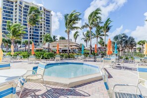 A heated pool - SS 4103 Beautiful Ocean View Condo-Paradise Vacation Rental in Ocean Village (Fort Pierce)