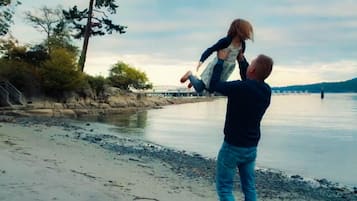 Aan het strand