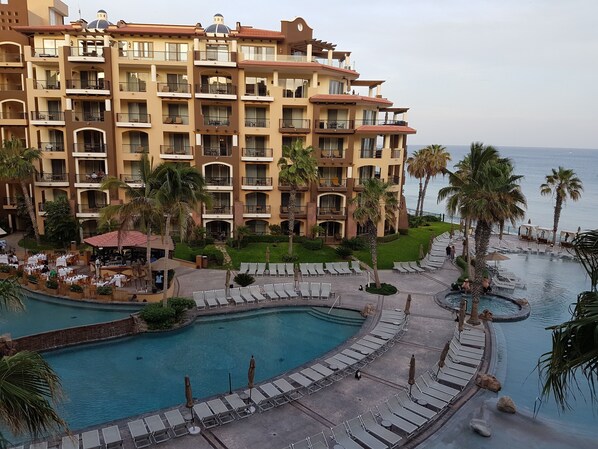 Outdoor pool, a heated pool - Villa Del Arco Cabo San Lucas Mexico New Years Dec 27- Jan 3 2020/21  2BR  6PPL (Cabo San Lucas)