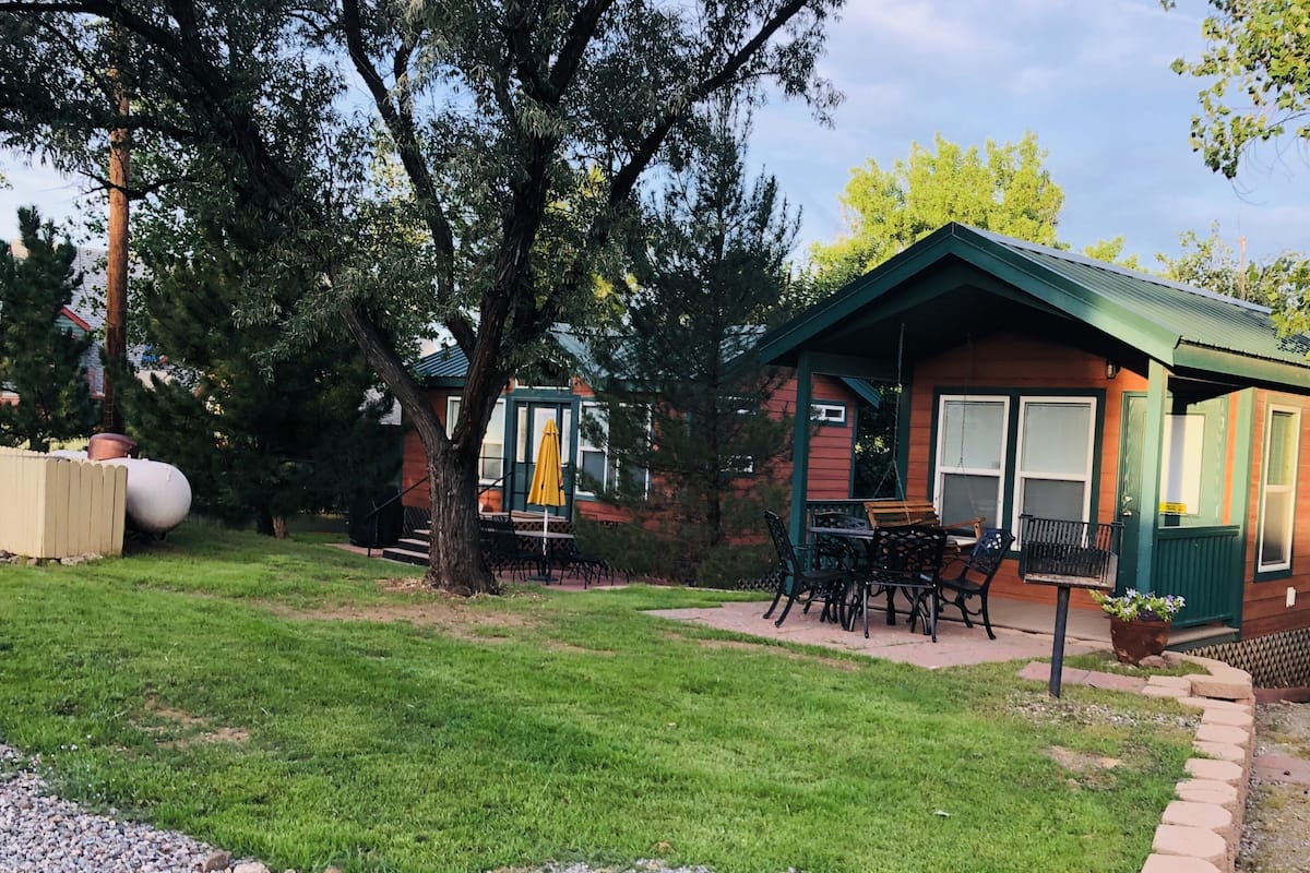 Deluxe huisje | Voorkant van accommodatie