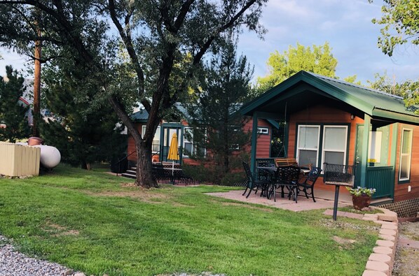 Deluxe Cabin | Front of property - Silver City KOA (Silver City)
