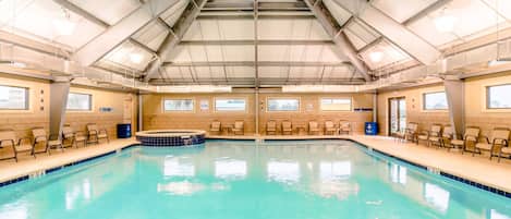 Indoor pool, outdoor pool