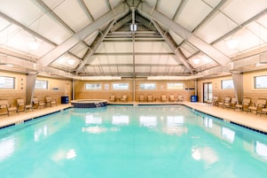 Indoor pool, outdoor pool