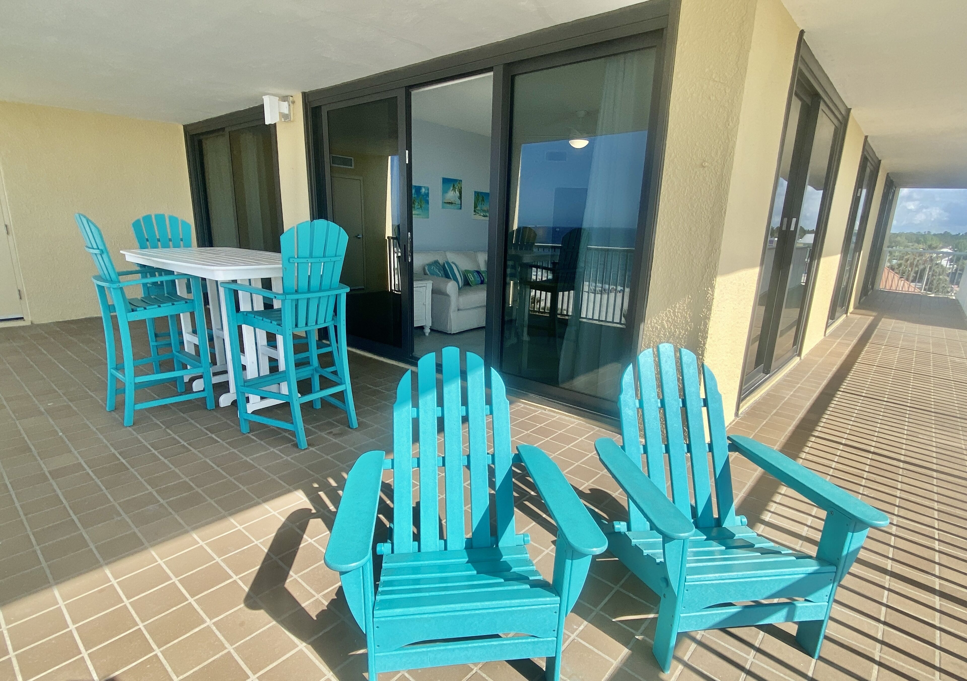 公寓客房, 3 間臥室, 露台, 海濱 (401A) | 陽台