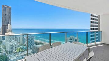 Appartement Deluxe, balcon, vue océan | Balcon