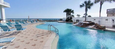 Indoor pool, outdoor pool