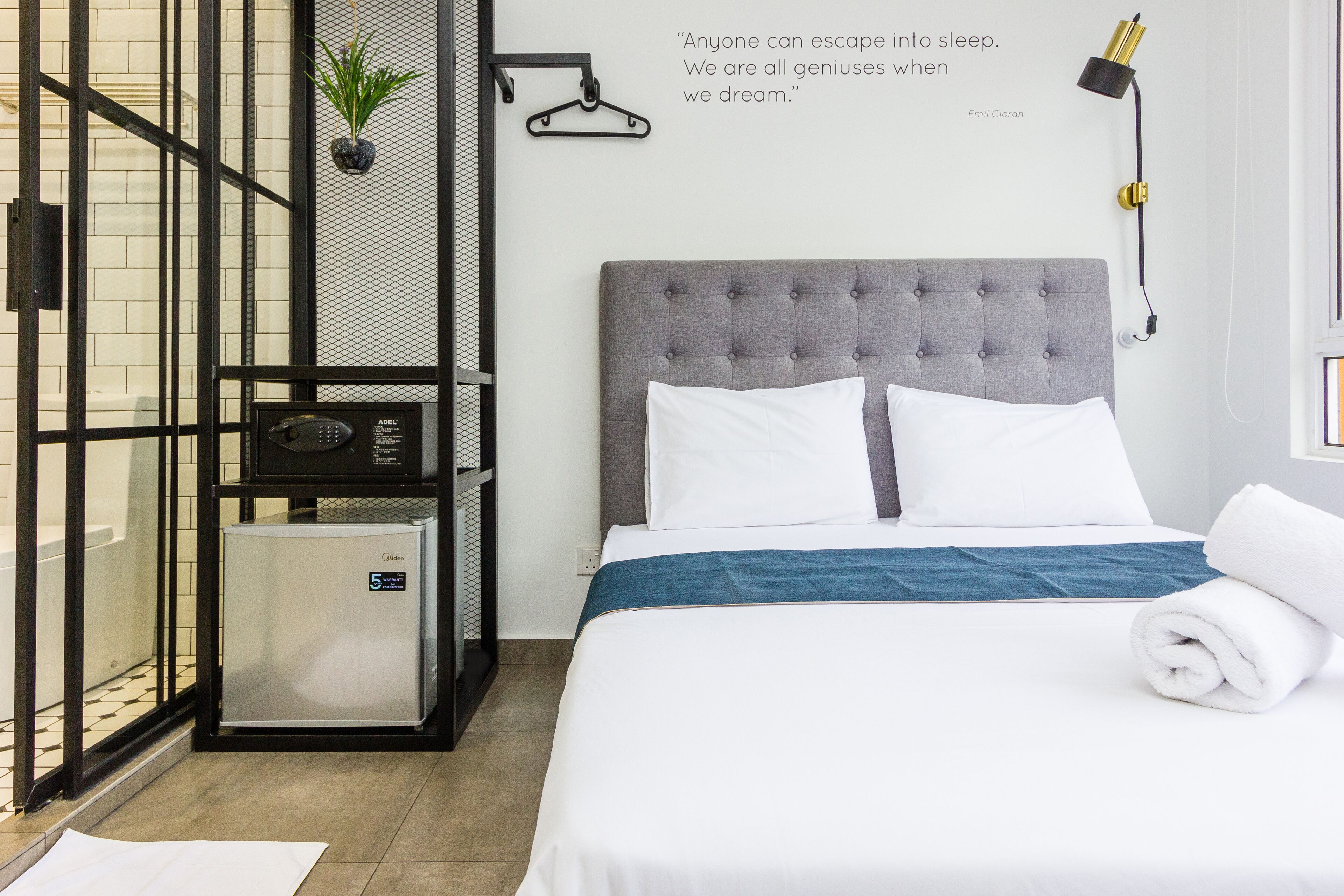 premium double room | 1 bedroom, desk, laptop workspace, soundproofing