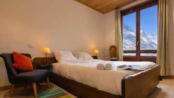 4 slaapkamers, een strijkplank/strijkijzer, gratis wifi, beddengoed