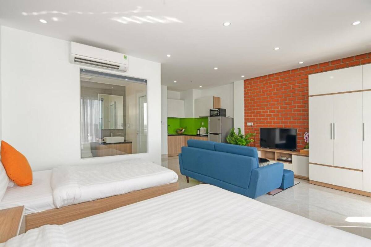 Studio, Beberapa Tempat Tidur, pemandangan laut terbatas (Studio) | Minibar, ruang kerja ramah laptop, kedap suara, dan Wi-Fi gratis