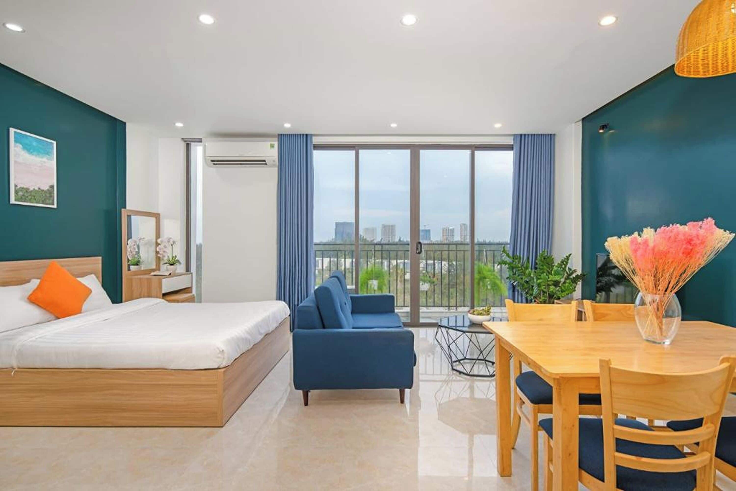 Studio Suite, pemandangan laut (Studio) | Minibar, ruang kerja ramah laptop, kedap suara, dan Wi-Fi gratis