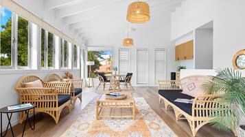 Smart TV, ping pong, books