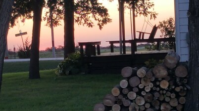 JLBrinkmeyer Ranchhouse, cozy and authentic, set in beautiful southern Iowa