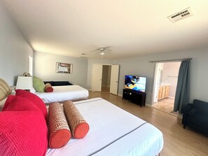 5 多间卧室、办公桌、熨斗/熨衣板、免费 WiFi