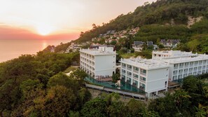 Blick von der Unterkunft