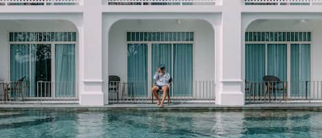 Deluxe Pool Access | Balcony view