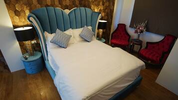 Blackout curtains, soundproofing, bed sheets