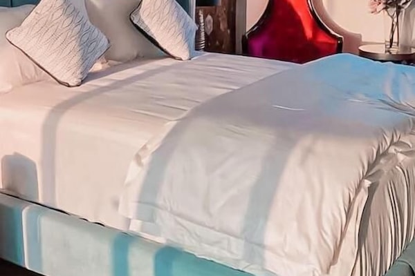 Blackout drapes, soundproofing, bed sheets