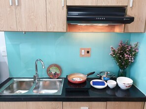 Deluxe Apartment | Private kitchenette - The Art - Kobos Apartment (Da Nang)