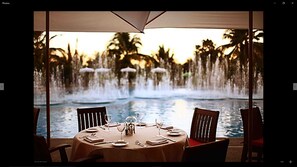 Área para banquetes al aire libre