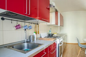 Comfort Room | Private kitchen - Central Admiralty Apartment (St. Petersburg)