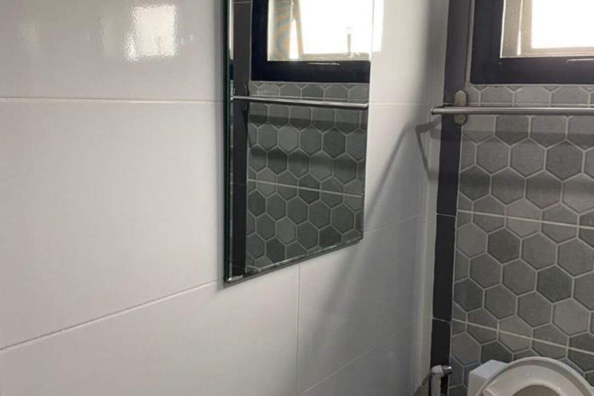 Bathroom | Shower, rainfall showerhead, towels