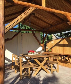 Opções para refeição ao ar livre