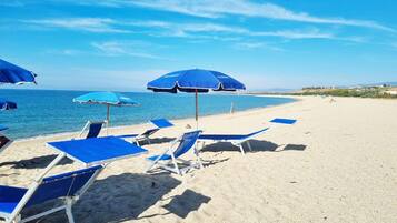 Vlak bij het strand