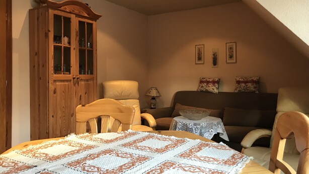 Apartment, 2 Bedrooms, Balcony | Living area | Flat-screen TV - Ferienwohnung Heidschnucke (Undeloh)