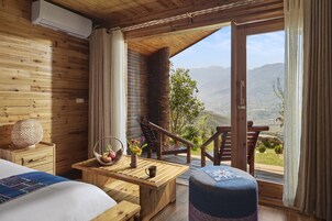 Deluxe Double Pool Side, Mountain view | Terrace/patio