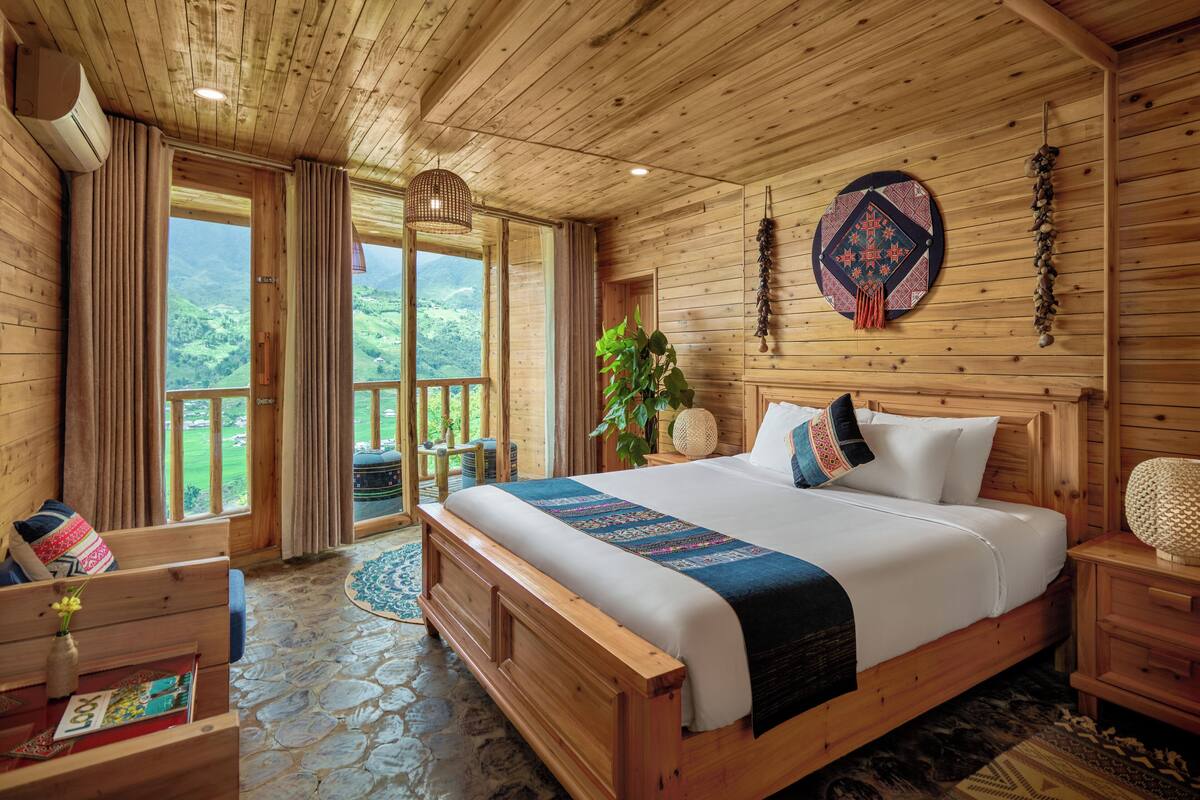 Chambre Deluxe, balcon, vue montagne