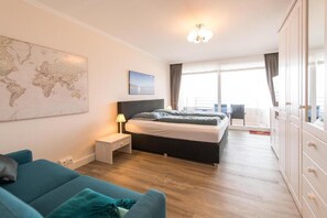 1 Schlafzimmer, Reisekinderbett, kostenloses WLAN, Bettwäsche