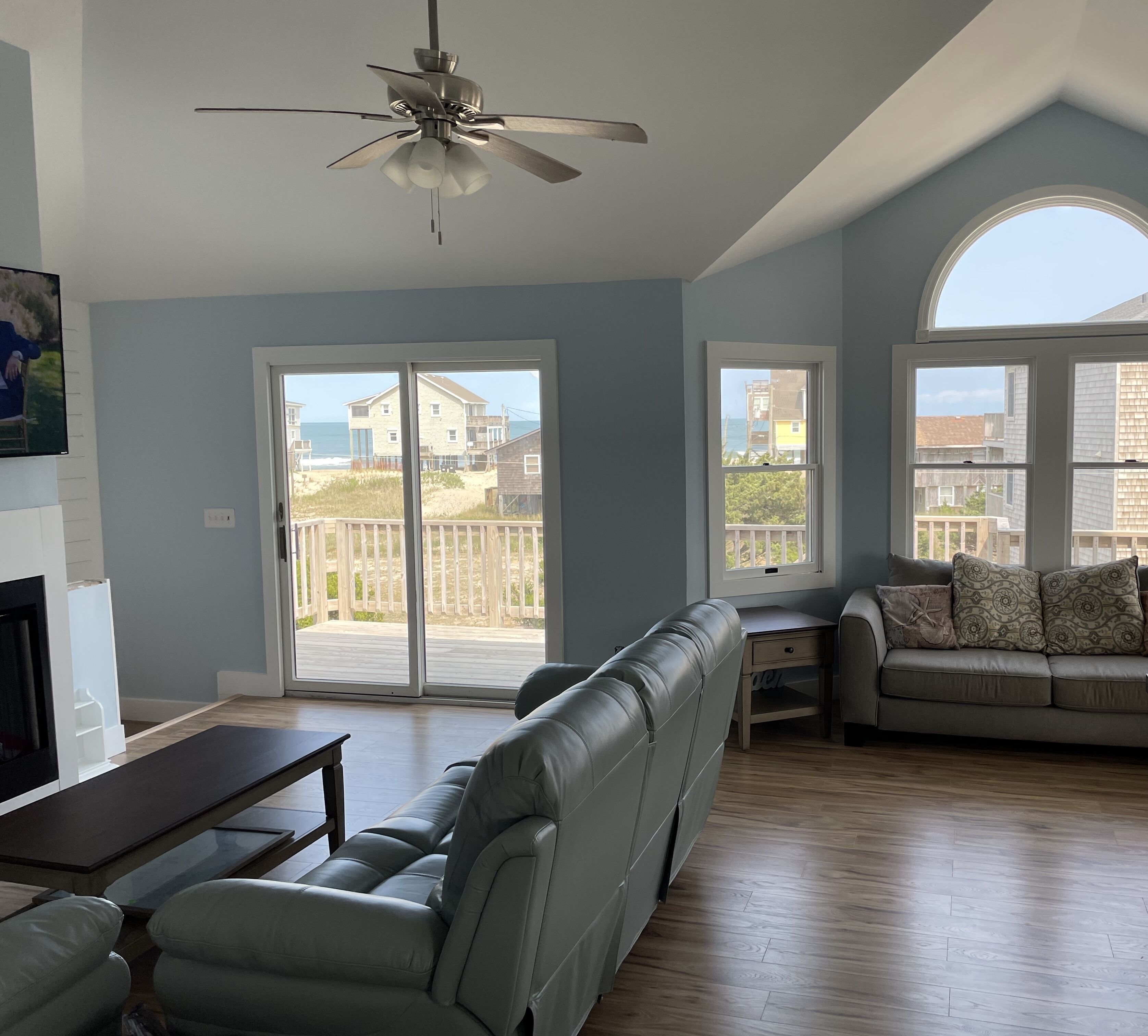 Outer Banks Hatteras Island Oceanside Home With Pool & Hot Tub Steps from Beach!